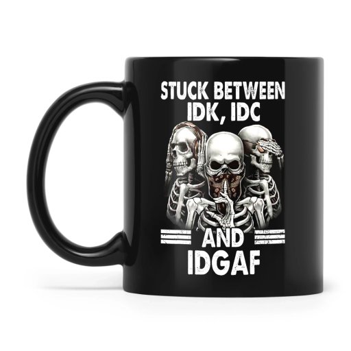 Skull Stuck Between Idk Idc